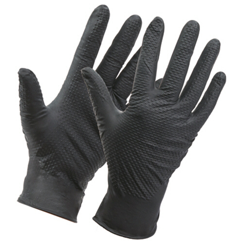 川西工業 アイアングリップ アドバンス M ブラック #2074-M 50枚/1箱（ご注文単位1箱）【直送品】