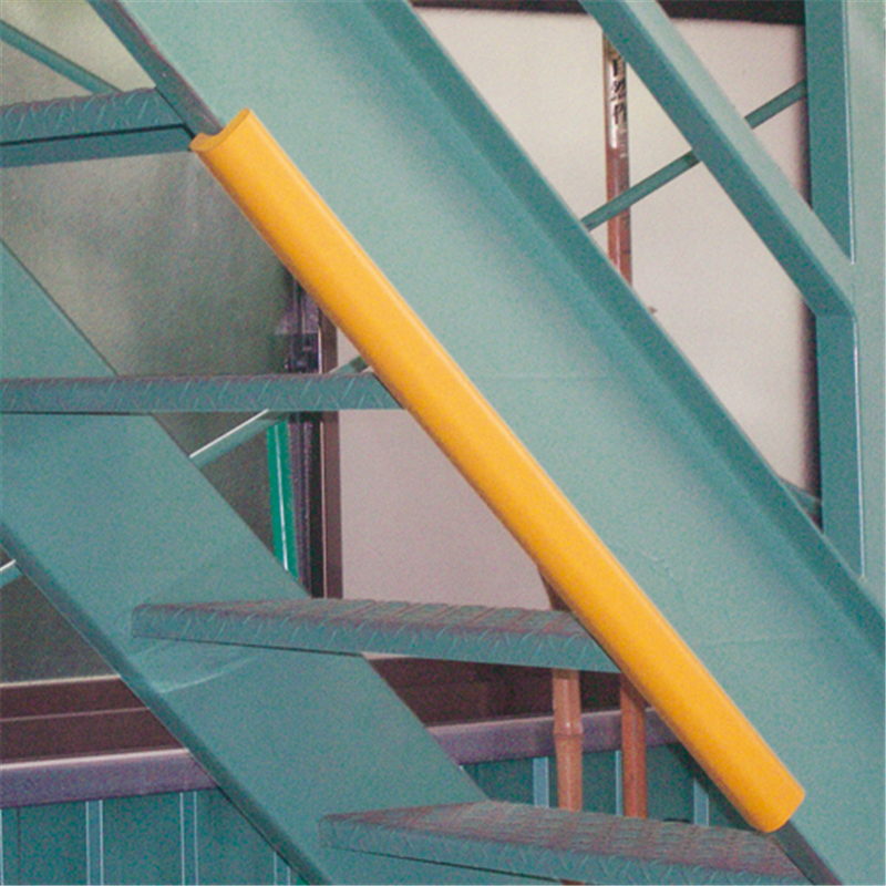 カーボーイ 安心クッション L字型90cm 小 イエロー MAC-10 1本（ご注文単位1本）【直送品】