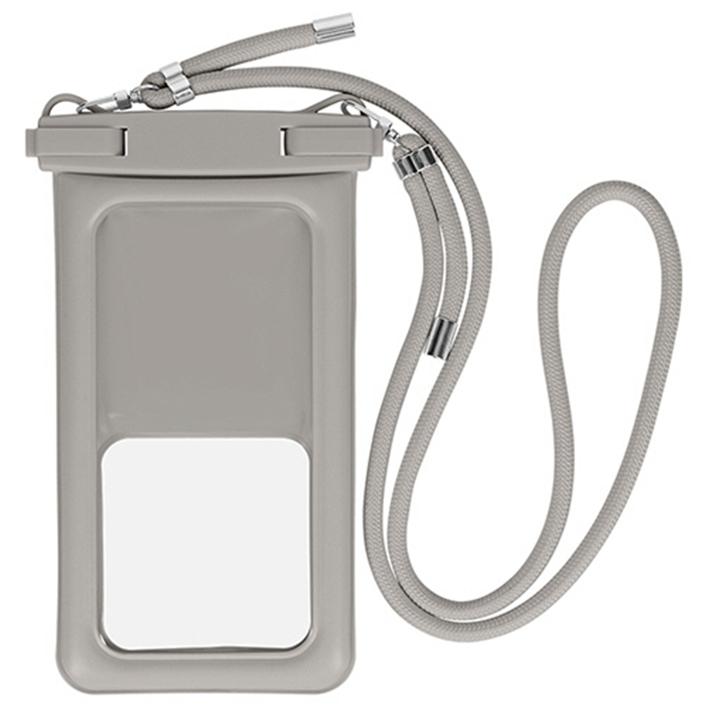 オウルテック 水に浮くスマホ用防水ケース IP68 ラテグレージュ OWL-WPCSP10R-GY 1個（ご注文単位1個）【直送品】