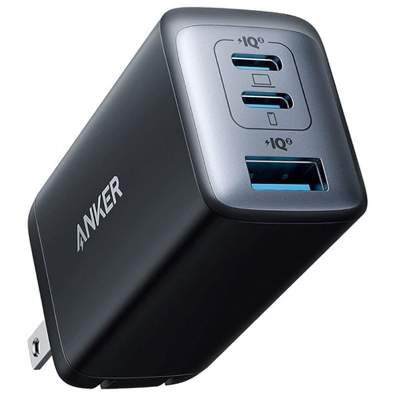 アンカージャパン 急速充電器 ANKER PowerPort III /65W 3ポート Pod PD対応 ブラック A7N00ZP 1個（ご注文単位1個）【直送品】
