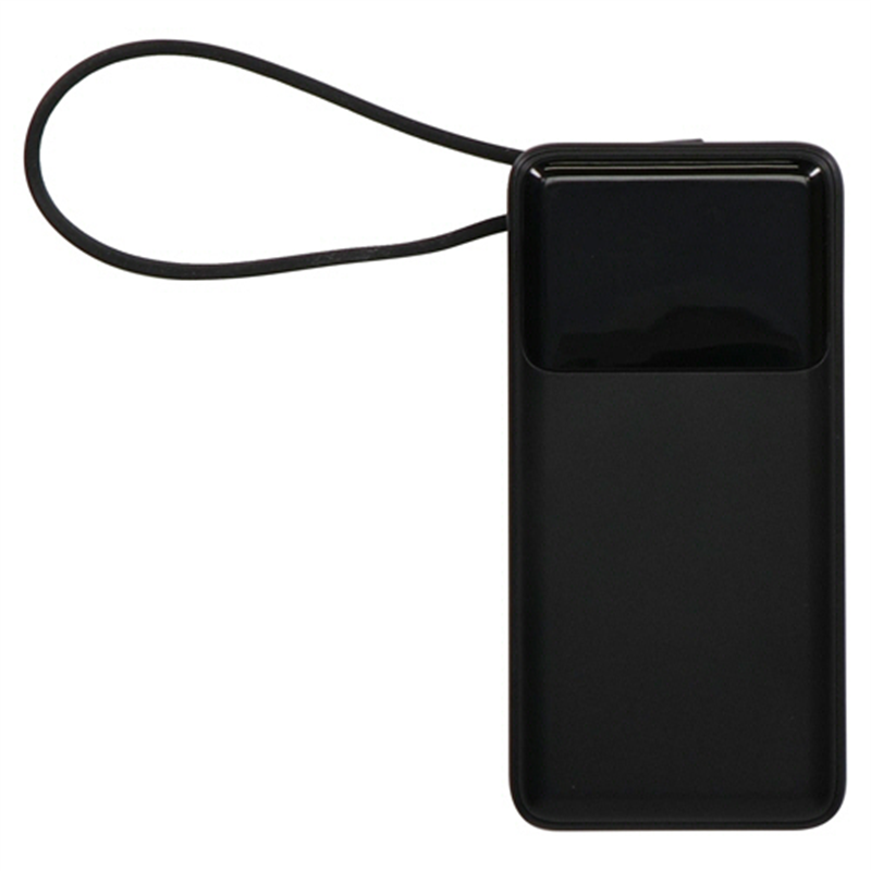 オウルテック OEC ケーブル内蔵モバイルバッテリー PD30W 10000mAh ブラック OEC-LPB10026C-BK 1個（ご注文単位1個）【直送品】