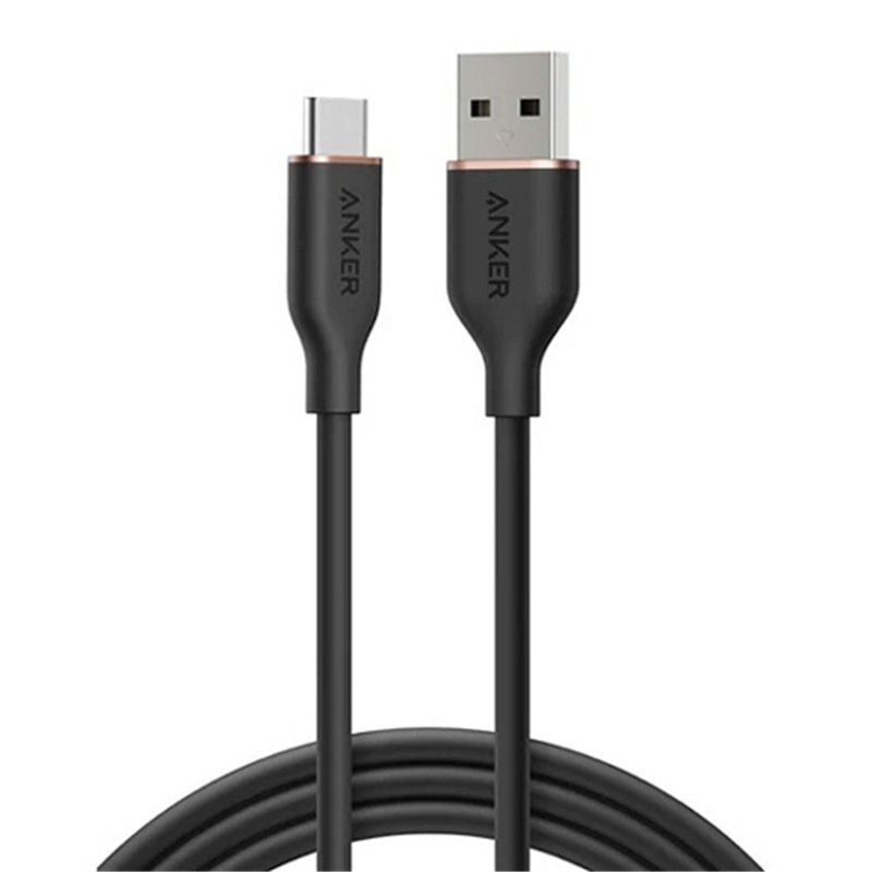 アンカージャパン ANKER USB-C & USB-A ケーブル Flow 1.8m ブラック A85G1N12 1本（ご注文単位1本）【直送品】