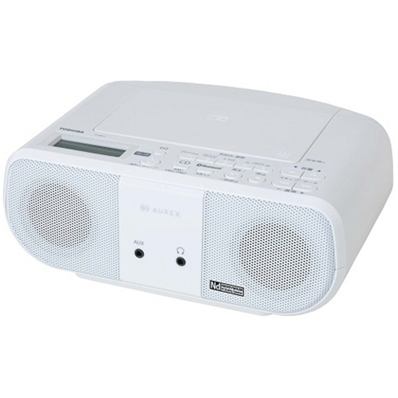 東芝 CDラジオ ホワイト TY-ANC1/W 1台（ご注文単位1台）【直送品】
