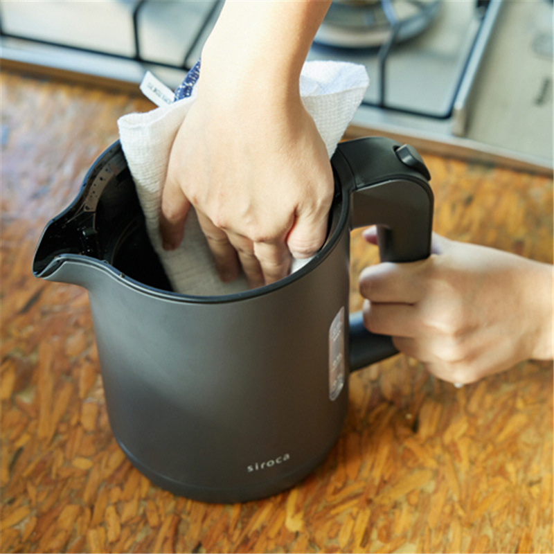 シロカ 蒸気セーブ機能搭載 電気ケトル グレー SK-A151H 1台(ご注文単位1台)【直送品】