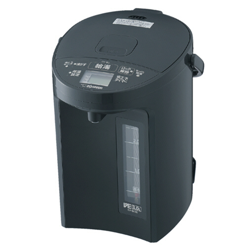象印 VE電気まほうびん 優湯生 3.0L ソフトブラック CV-GD30-BM 1台（ご注文単位1台）【直送品】
