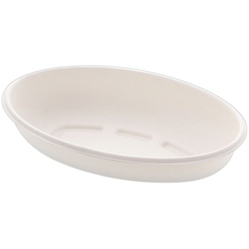 シモジマ HEIKO 紙皿 バガスペーパーウェア 業務用 カレー皿 550mL ホワイト #004466185 50枚/1パック（ご注文単位1パック）【直送品】