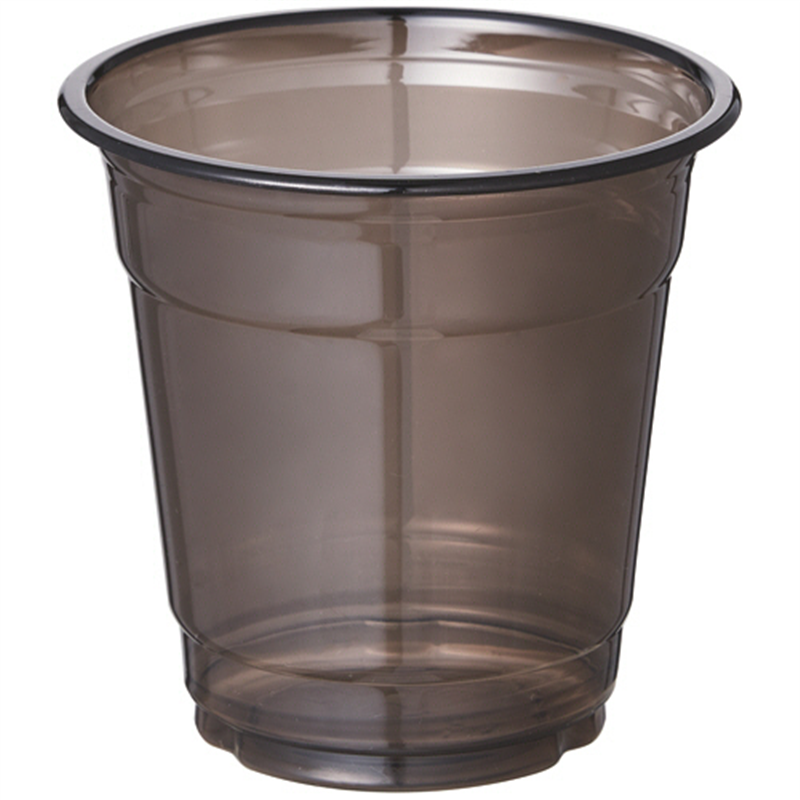 シモジマ HEIKO 透明カップ A-PET 約360mL/12オンス 浅型 口径92mm 黒 #004526030 50枚/1パック（ご注文単位1パック）【直送品】