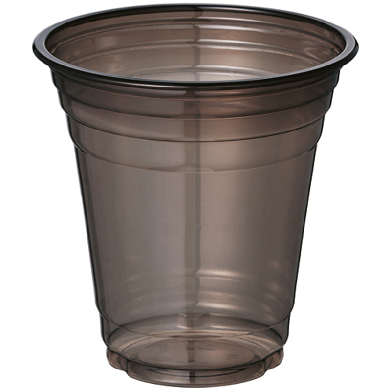 シモジマ HEIKO 透明カップ A-PET 約405mL/14オンス 浅型 口径98mm 黒 #004526014 50枚/1パック（ご注文単位1パック）【直送品】