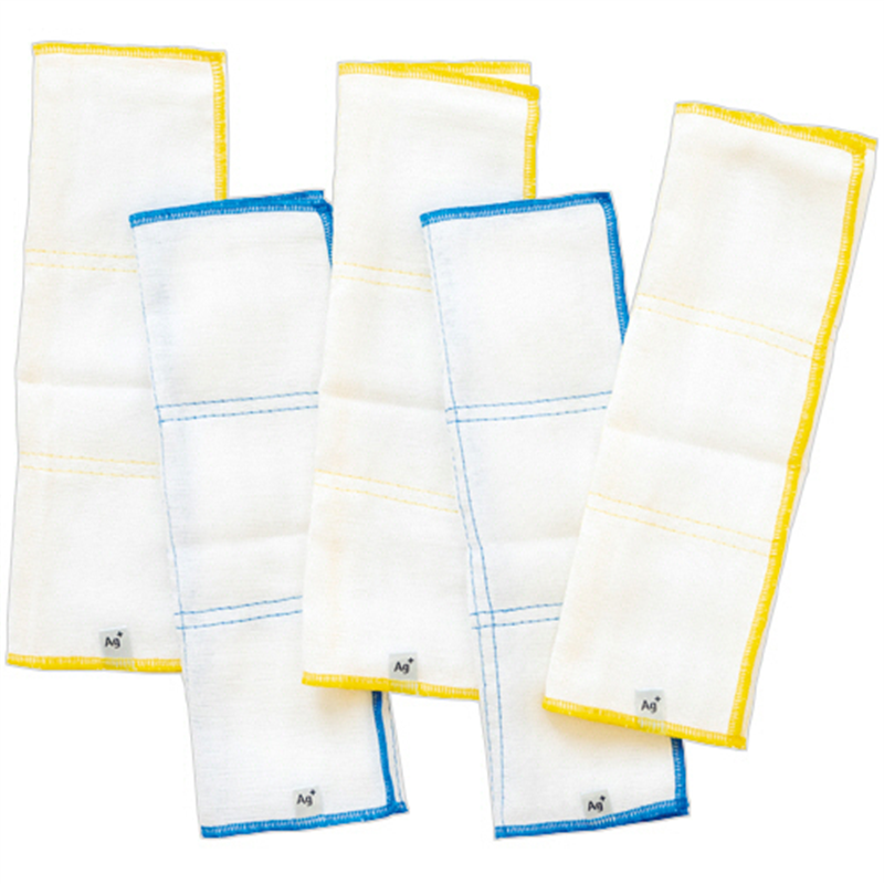 オカ Ag+除菌ふきん イヤなニオイのしないふきん 食卓用 お得用 5枚/1パック（ご注文単位1パック）【直送品】