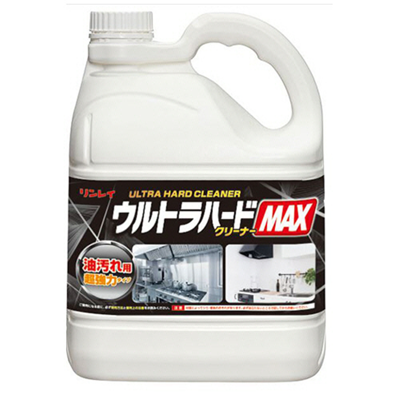 リンレイ ウルトラハードクリーナー MAX 油汚れ用 業務用 4L 1本（ご注文単位1本）【直送品】