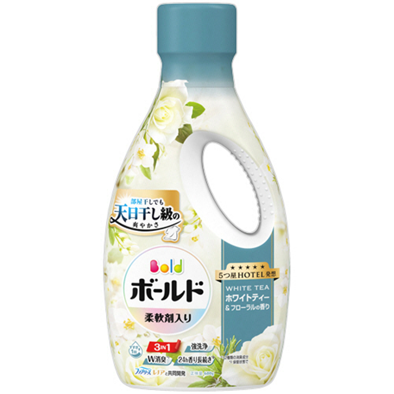 P&G ボールド ジェル ホワイトティー&フローラルの香り 本体 680g 1本（ご注文単位1本）【直送品】