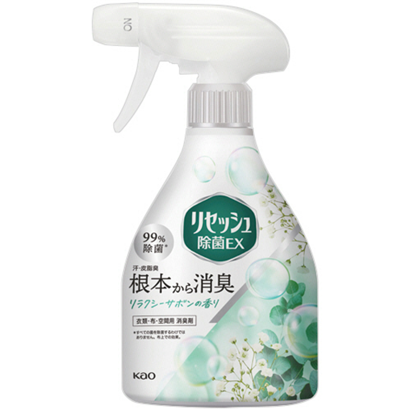 花王 リセッシュ 除菌EX リラクシーサボンの香り 本体 370mL 1本（ご注文単位1本）【直送品】