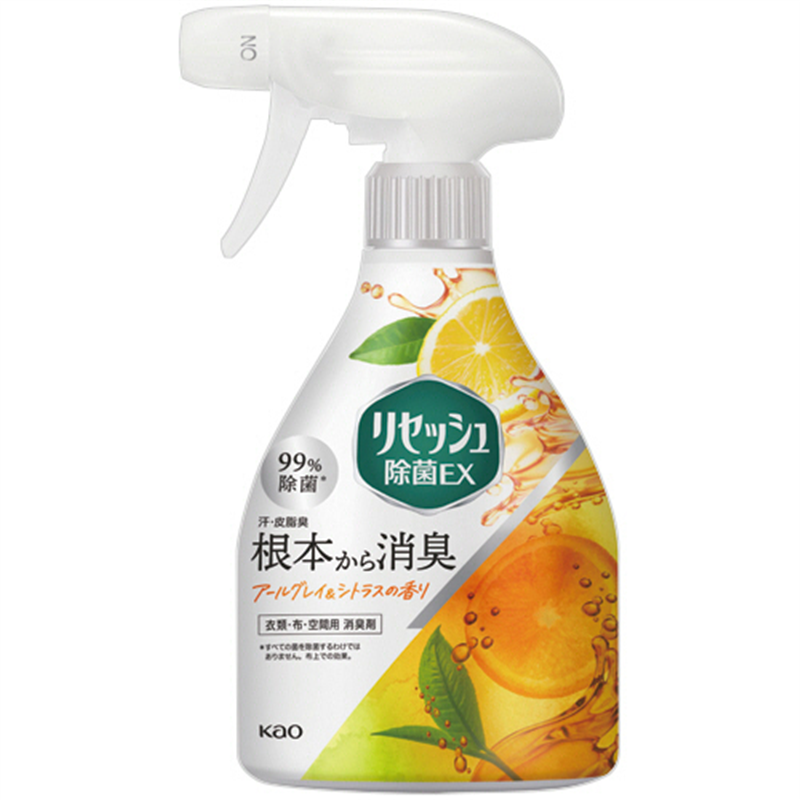 花王 リセッシュ 除菌EX アールグレイ&シトラスの香り 本体 370mL 1本（ご注文単位1本）【直送品】