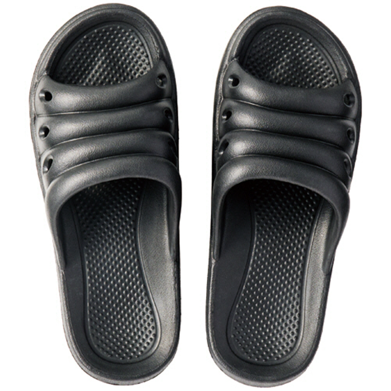 アスト EVA軽量サンダル M ブラック 1足（ご注文単位1足）【直送品】