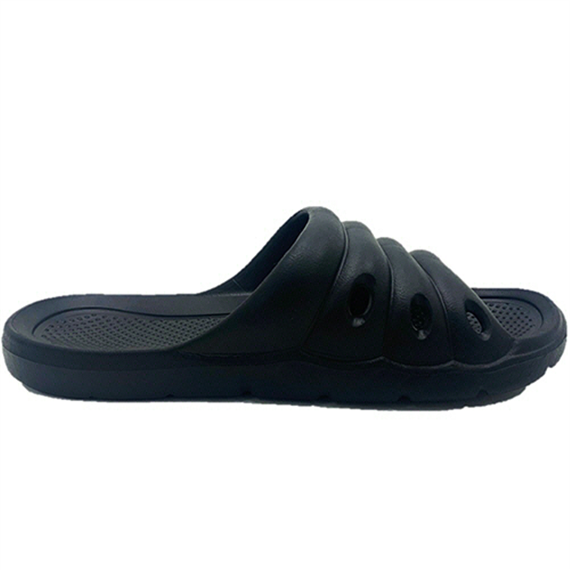 アスト EVA軽量サンダル L ブラック 1足（ご注文単位1足）【直送品】