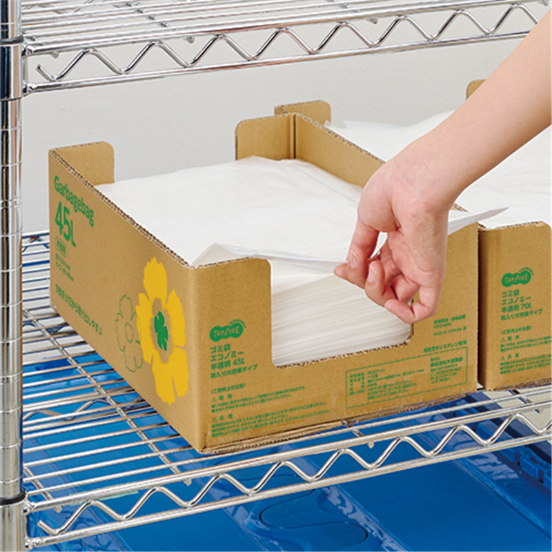 TANOSEE ゴミ袋エコノミー 大容量タイプ 半透明 70L 1箱/400枚/箱（ご注文単位1箱）【直送品】