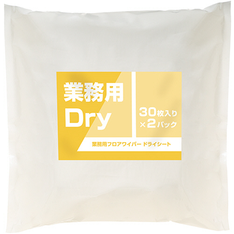 TANOSEE 再生材入り業務用フロアワイパーシート ドライ 300枚/1セット（ご注文単位1セット）【直送品】