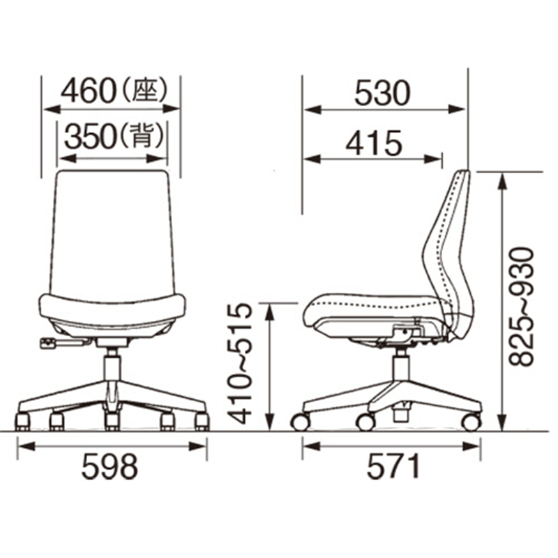 中央可鍛工業 cotteチェア ローバック 肘なし 背・座：ベージュ LC-100/BE 1脚（ご注文単位1脚）【直送品】
