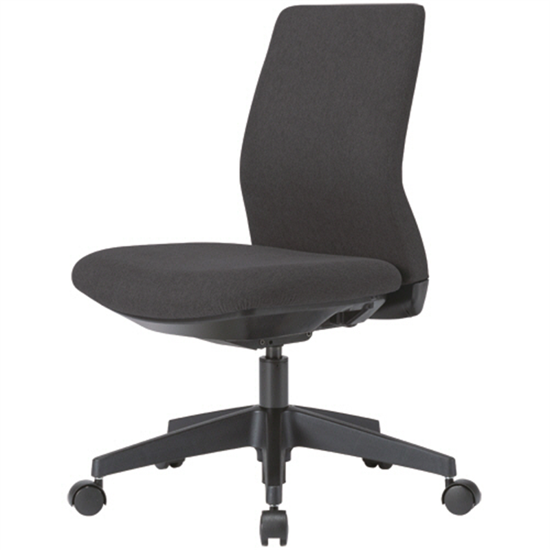 中央可鍛工業 cotteチェア ローバック 肘なし 背・座：ブラック LC-100/BK 1脚（ご注文単位1脚）【直送品】