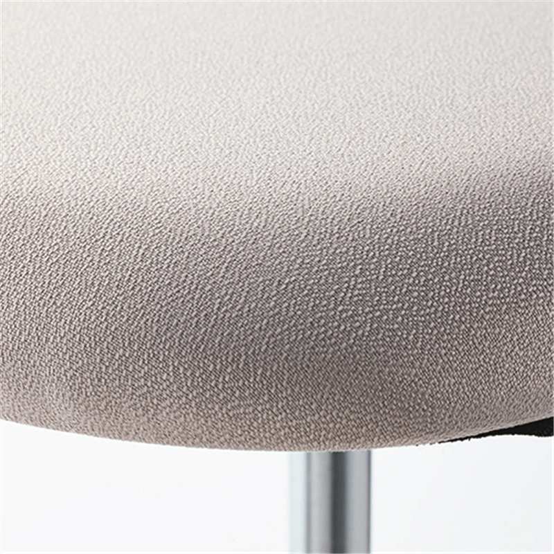 YAMAZEN ワークチェア 布張りタイプ 肘なし ライトグレー HOA-195/AGY 1脚（ご注文単位1脚）【直送品】