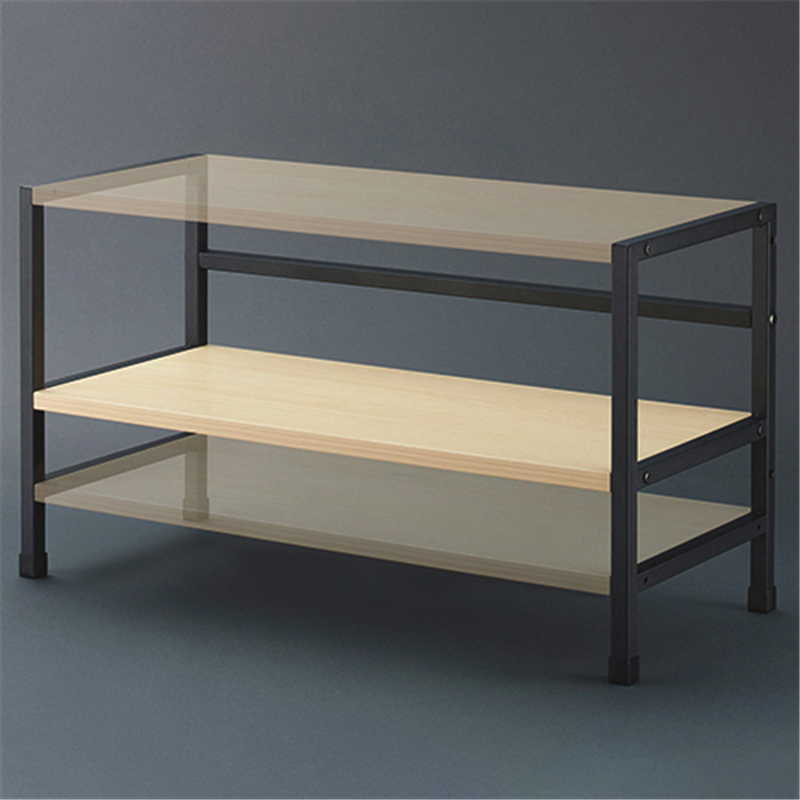 アスカ 机上台 高さ調整付 ハイタイプ 木目ブラック DSK08BK 1台（ご注文単位1台）【直送品】