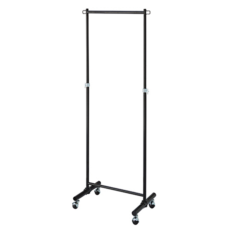 TANOSEE コートハンガー 幅600mm ブラック 1台（ご注文単位1台）【直送品】