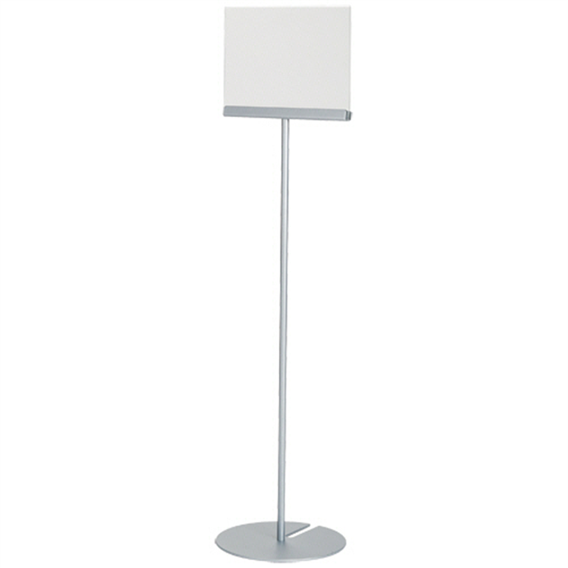 テラモト 2Wayサインスタンド A4ヨコ シルバー SU-657-300-0 1台（ご注文単位1台）【直送品】