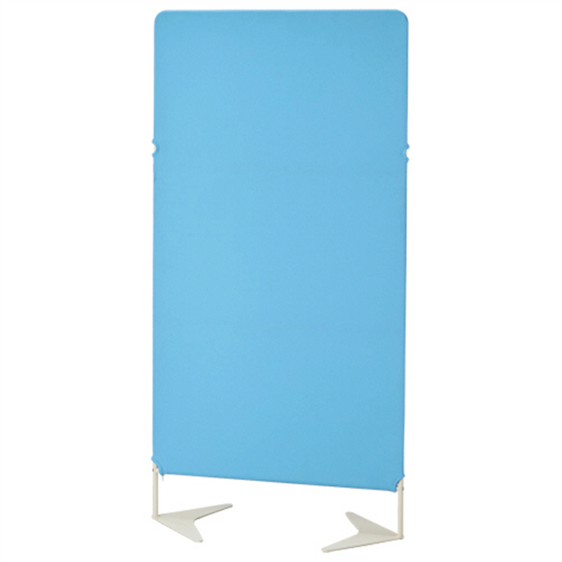 YAMAZEN クロスパーティション 幅800mm ライトブルー ZCP-8016/LBL 1台（ご注文単位1台）【直送品】