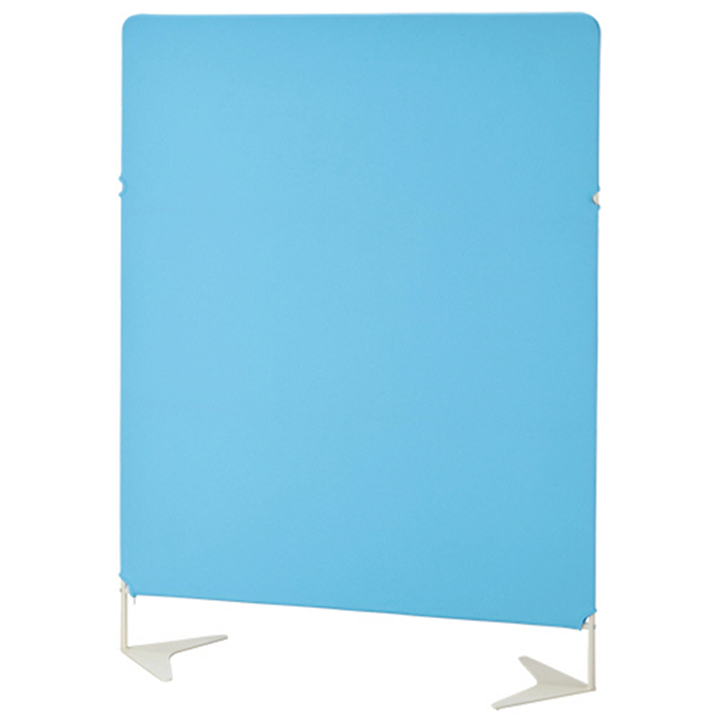 YAMAZEN クロスパーティション 幅1200mm ライトブルー ZCP-1216/LBL 1台（ご注文単位1台）【直送品】