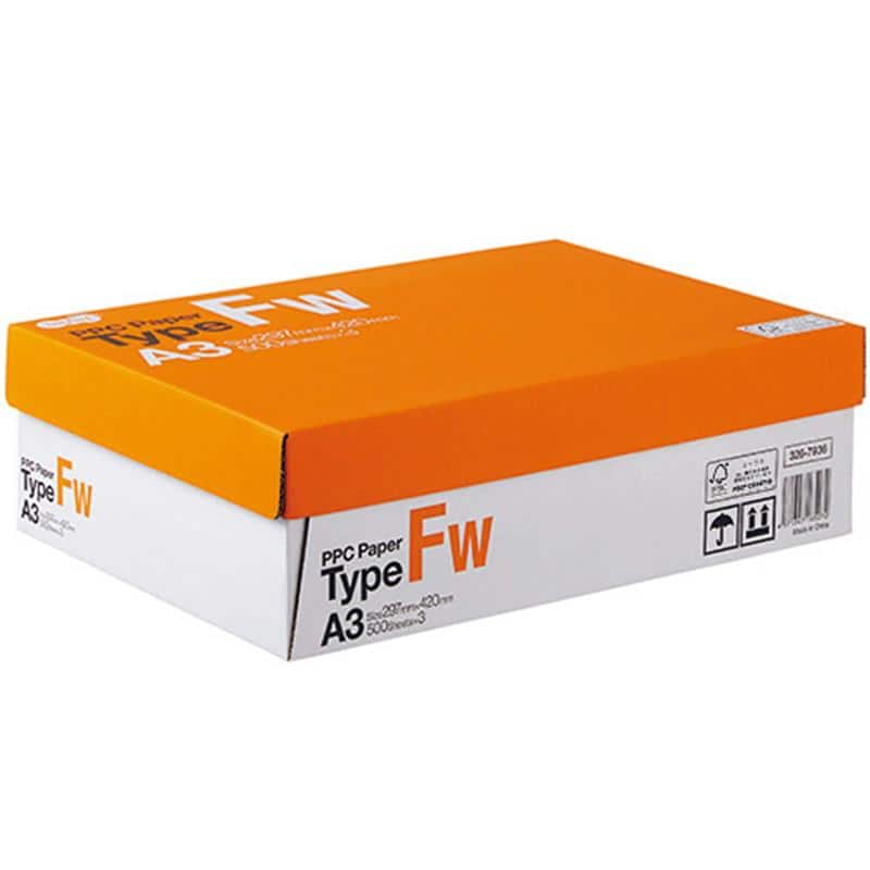 TANOSEE PPC Paper Type FW A3 1箱(1500枚:500枚×3冊) (ご注文単位1箱)【直送品】