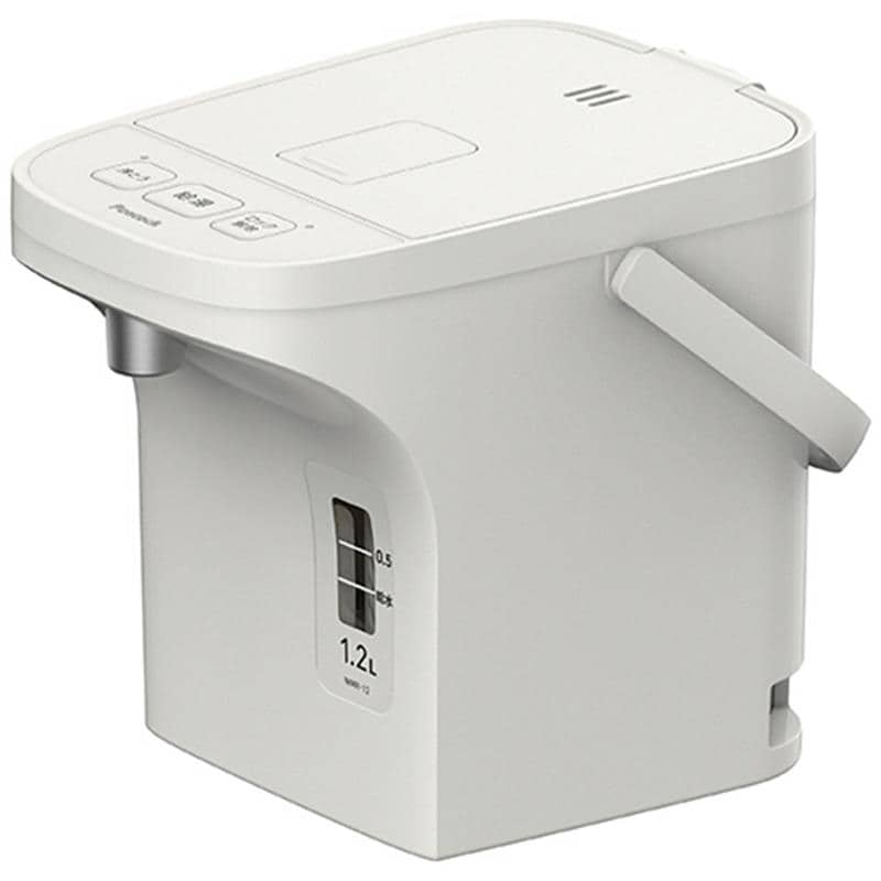 ピーコック 電気ポット(電動給湯式) 早沸きタイプ 1.2L アッシュホワイト WMR-12 1台 (ご注文単位1台)【直送品】