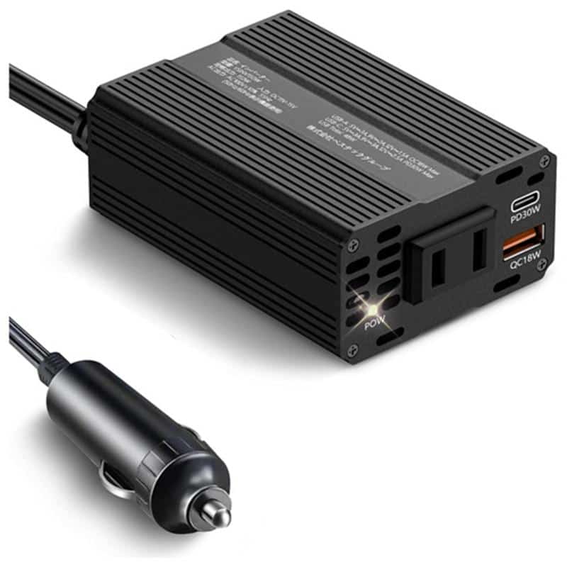 ベステック 修正正弦波カーインバーター 150W BTYSINV150W-BK 1個 （ご注文単位1個）【直送品】