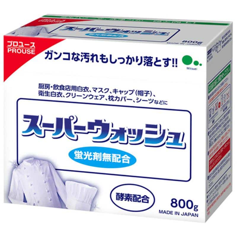 ミツエイ スーパーウォッシュ 粉末洗剤 800g 1箱 （ご注文単位1箱）【直送品】