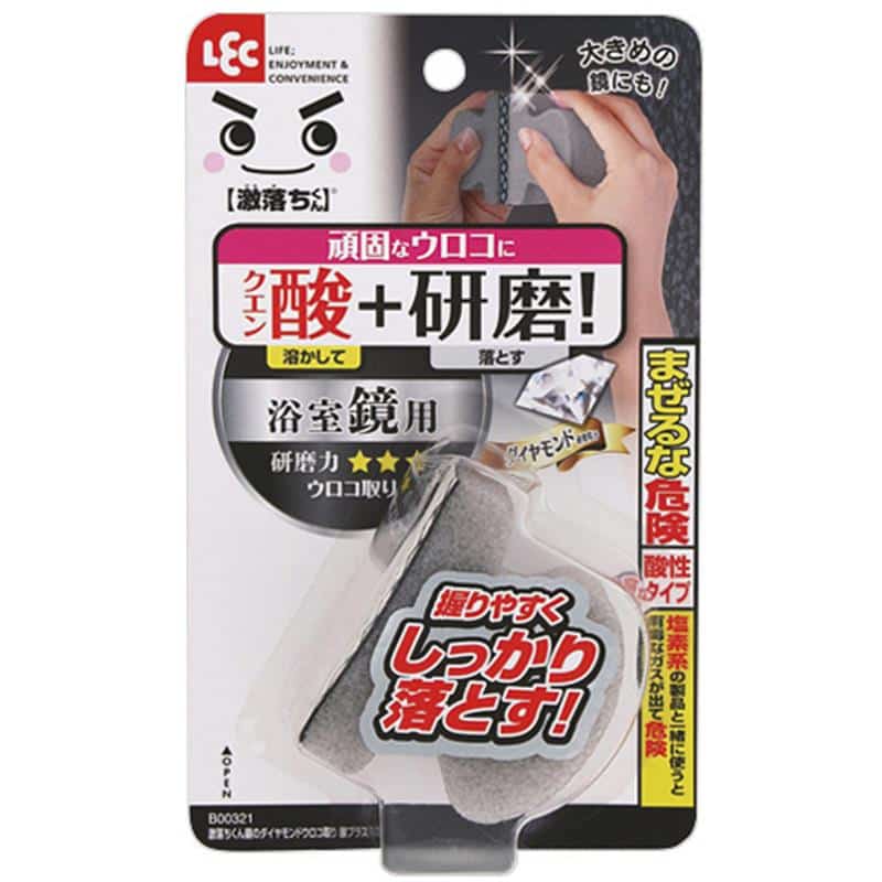 レック 激落ちくん 鏡のダイヤモンドウロコ取り フルーツ酸プラス B00321 1個 （ご注文単位1個）【直送品】