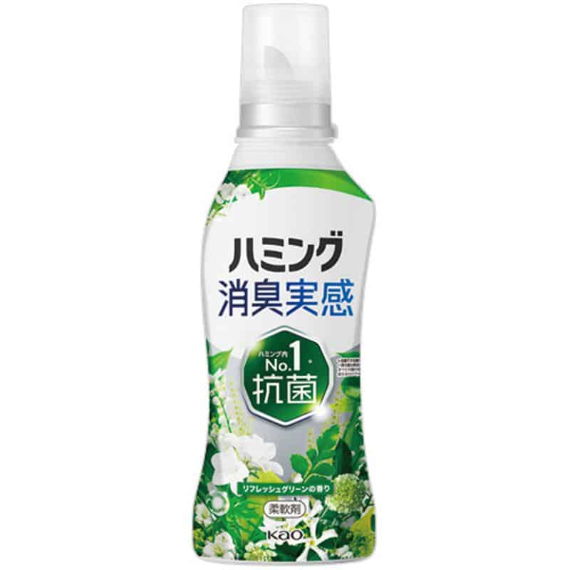 花王 ハミング 消臭実感 リフレッシュグリーンの香り 本体 510g 1本 （ご注文単位1本）【直送品】