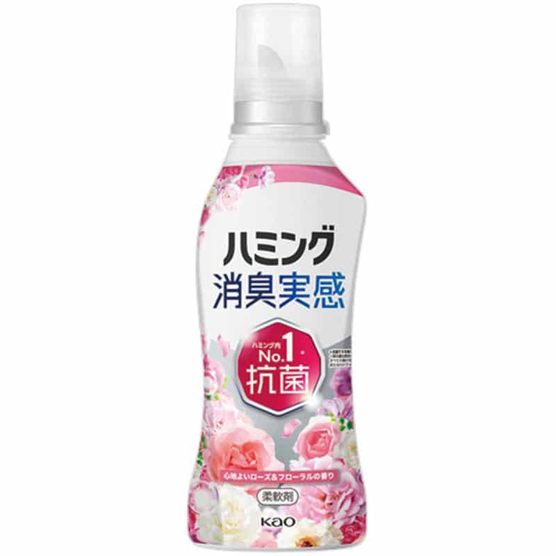 花王 ハミング 消臭実感 ローズ&フローラルの香り 本体 510g 1本 (ご注文単位1本)【直送品】
