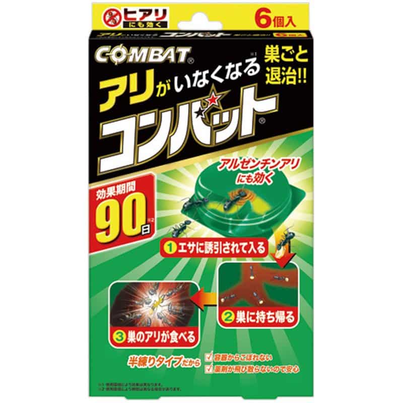 大日本除蟲菊 KINCHO アリがいなくなるコンバット 1パック(6個) （ご注文単位1パック）【直送品】