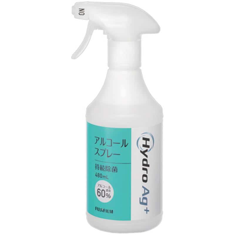 富士フイルム Hydro Ag+アルコールスプレー(アルコール60%) 本体 480mL 1本 （ご注文単位1本）【直送品】