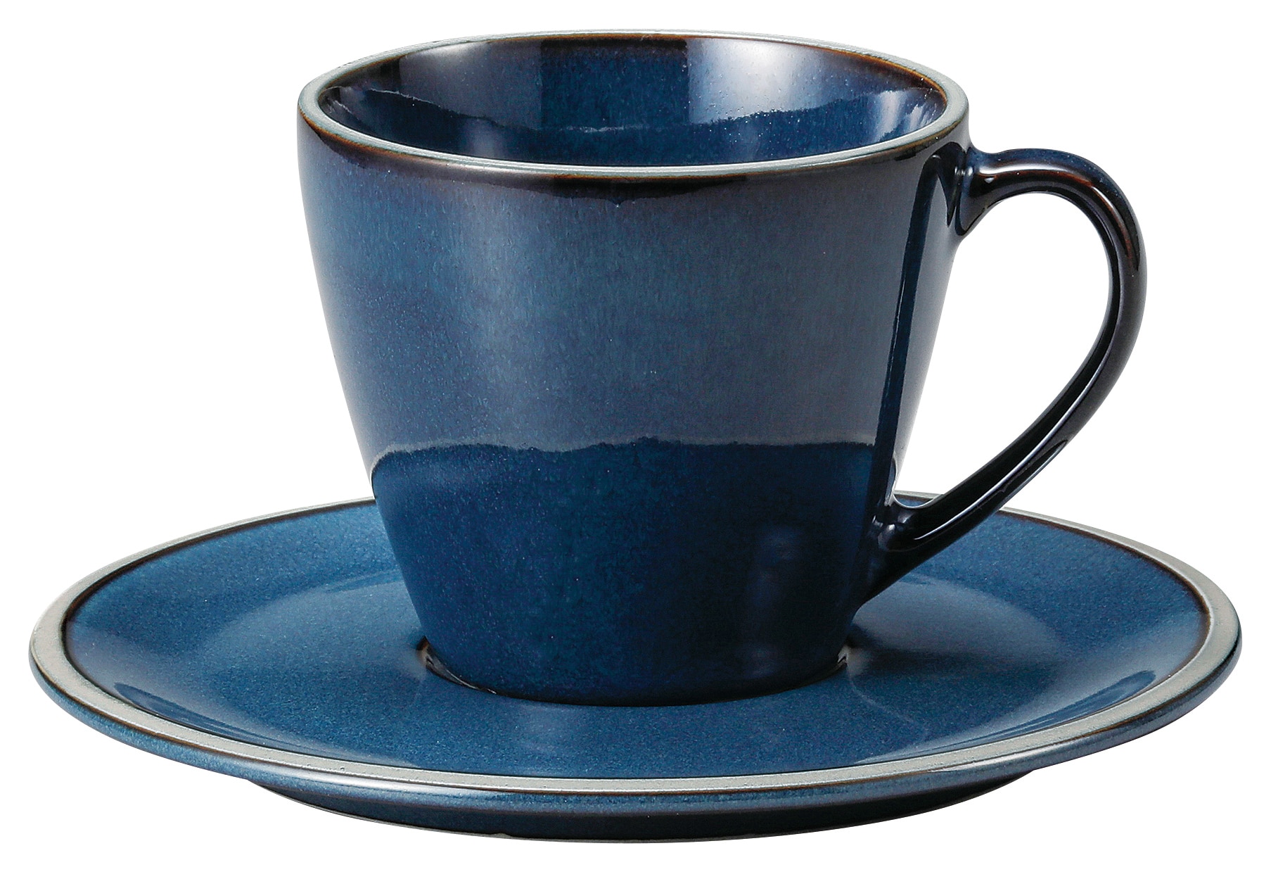 山万 ルスト モードブルー ソーサー※ソーサー単品のみ 1個(ご注文単位1個)【直送品】