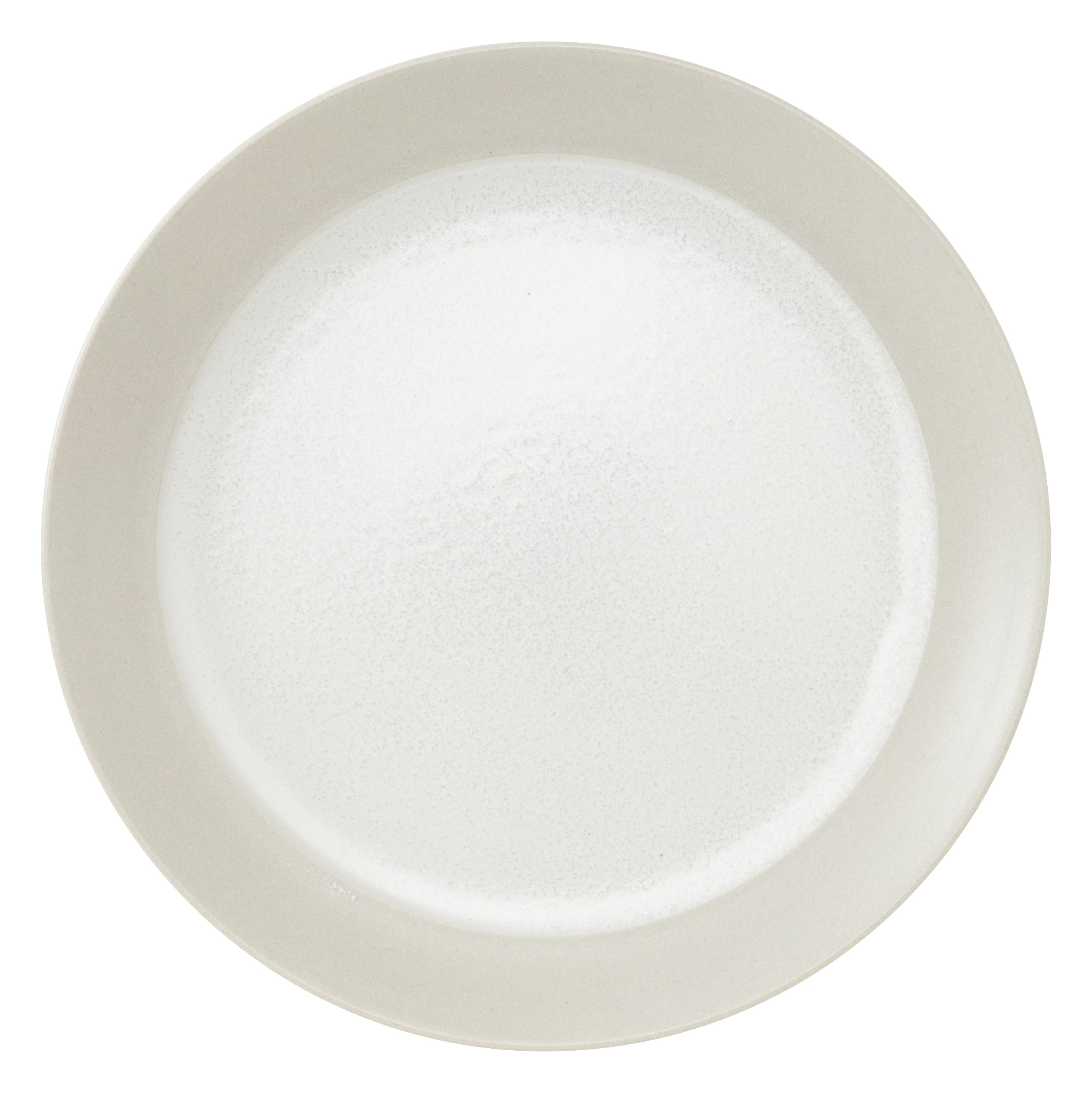 山万 サラサ　ラスティックホワイト　19.5cmプレート 1個（ご注文単位1個）【直送品】