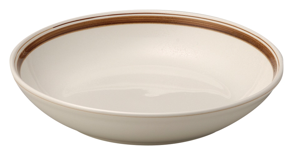 山万 カントリーサイド　ダークブラウン　22.5cmパスタボウル 1個（ご注文単位1個）【直送品】