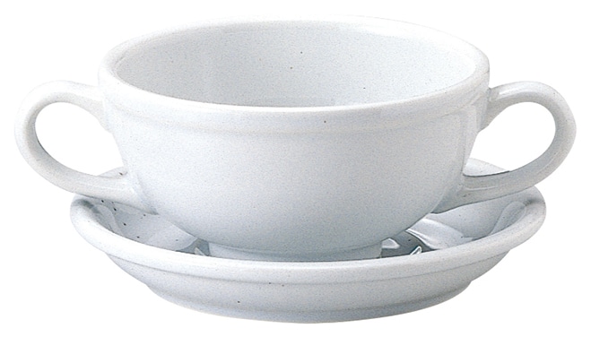 山万 ミルク 両手付スープカップ 1個(ご注文単位1個)【直送品】