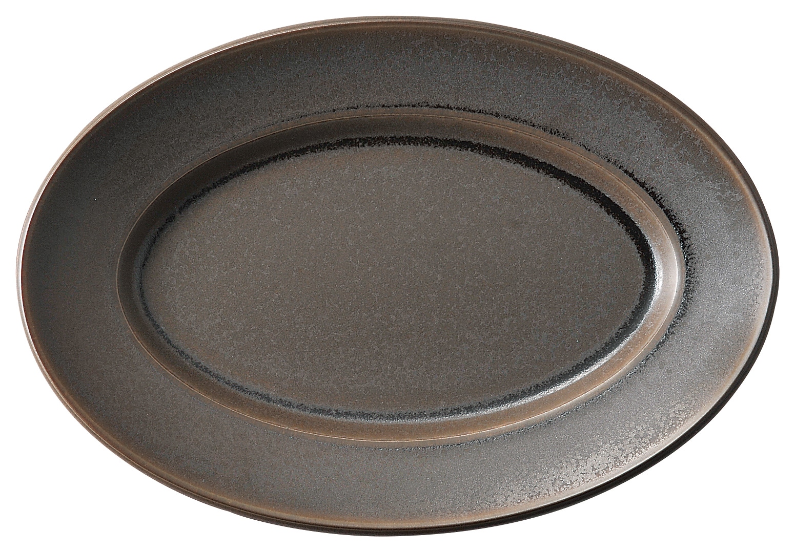 山万 スパダ　ラバブラウン　27.5cmプラター 1個（ご注文単位1個）【直送品】
