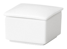 山万 フェーブル　7cm蓋付角珍味鉢 1個（ご注文単位1個）【直送品】