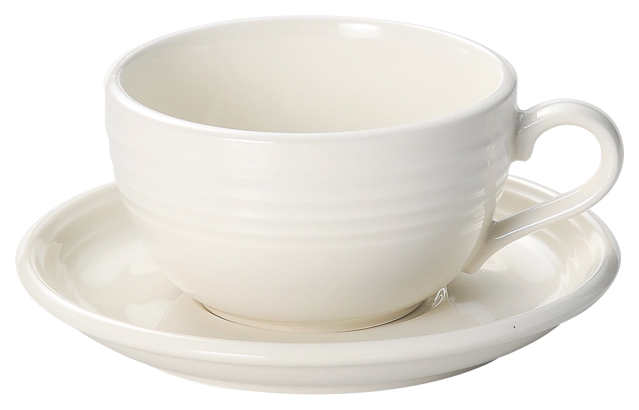 山万 オービット　クラシックアイボリー　ラテカップ ※カップ単品のみ1個（ご注文単位1個）【直送品】