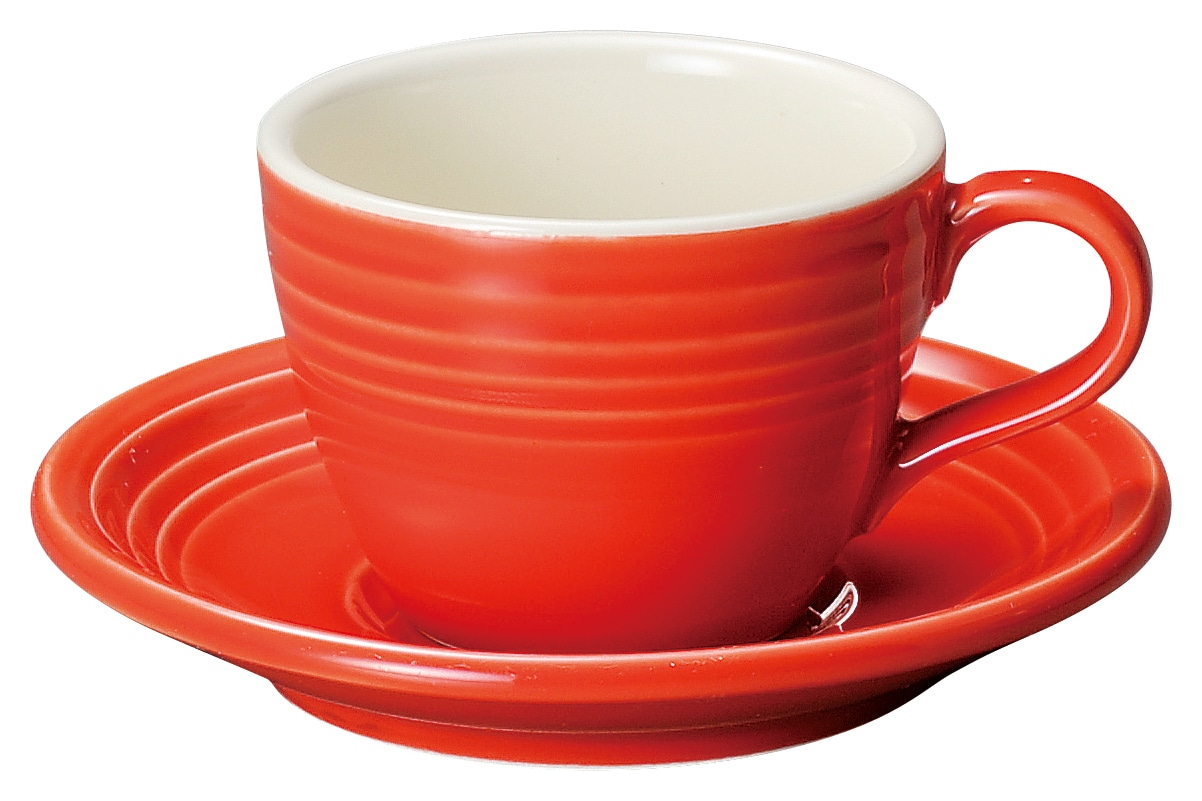 山万 オービット　ローズレッド　コーヒーソーサー※ソーサー単品のみ 1個（ご注文単位1個）【直送品】