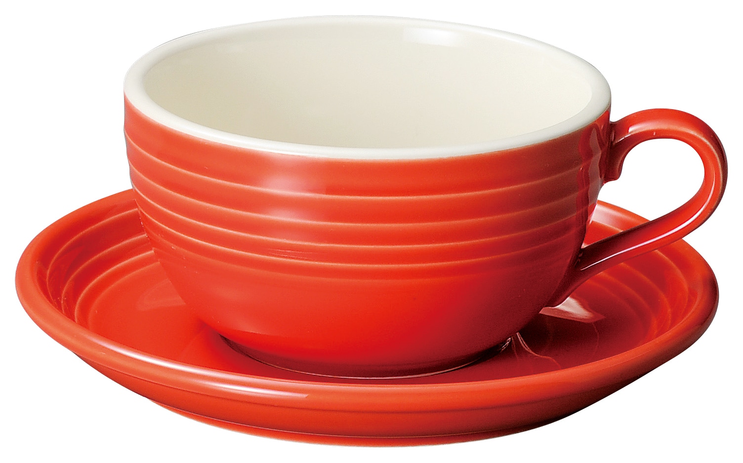 山万 オービット　ローズレッド　ラテカップ ※カップ単品のみ1個（ご注文単位1個）【直送品】