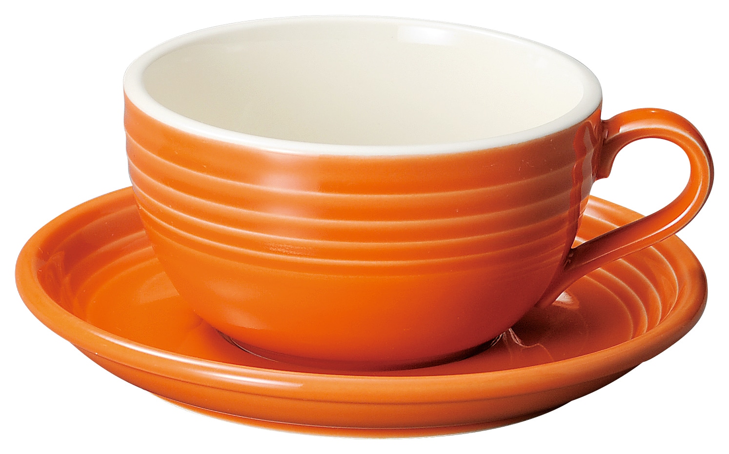 山万 オービット　マンダリンオレンジ　ラテソーサー ※ソーサー単品のみ1個（ご注文単位1個）【直送品】