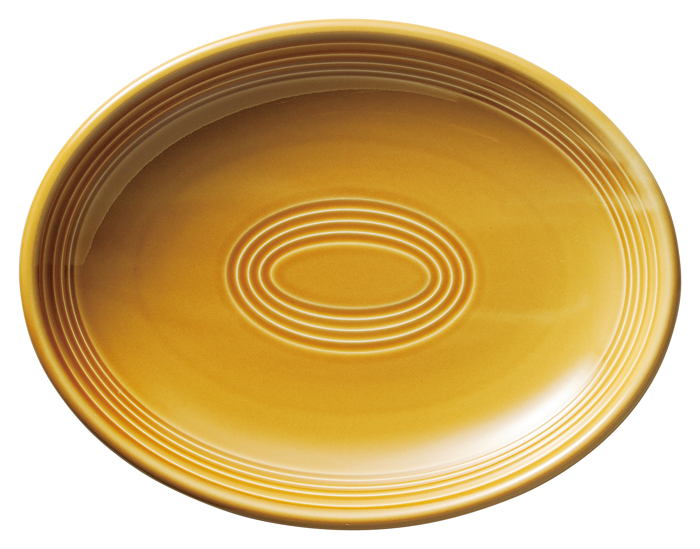山万 オービット　メローアンバー　24cmプラター 1個（ご注文単位1個）【直送品】