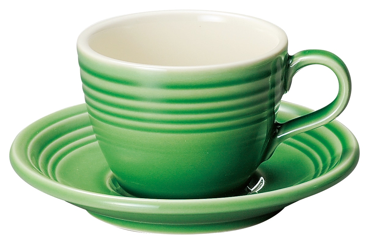 山万 オービット　メドウグリーン　コーヒーソーサー※ソーサー単品のみ 1個（ご注文単位1個）【直送品】